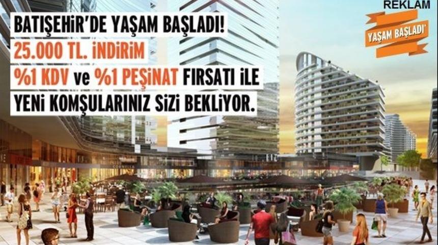 Batışehir’de 25.000 tl indirimle, hemen teslim