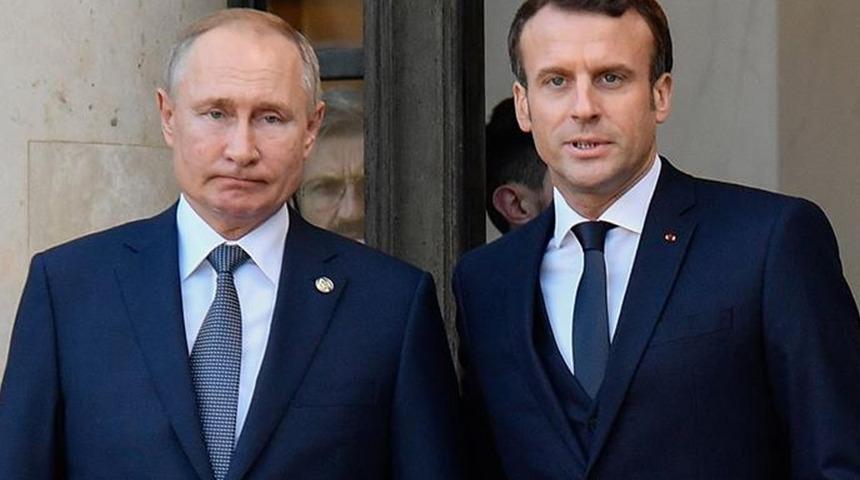 Son dakika: Macron'dan Putin'e flaş çağrı!