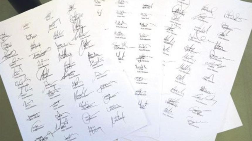 Operasyonda 7 polis tutanakta 192 imza