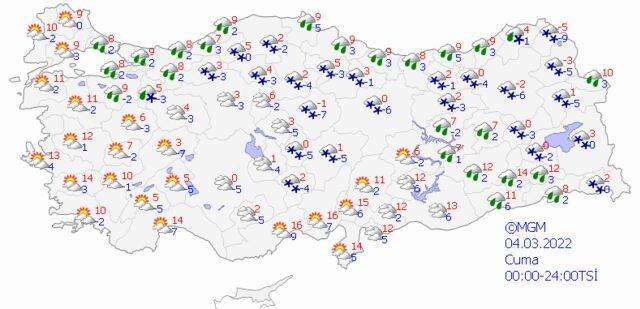 1 Mart 2022 Salı hava nasıl olacak?