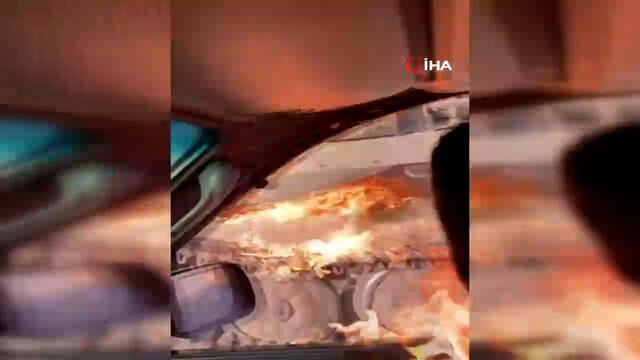 Rus zırhlı aracına molotof atmak istedi, kendini yaktı! Ukraynalı kadın az kalsın canından oluyordu