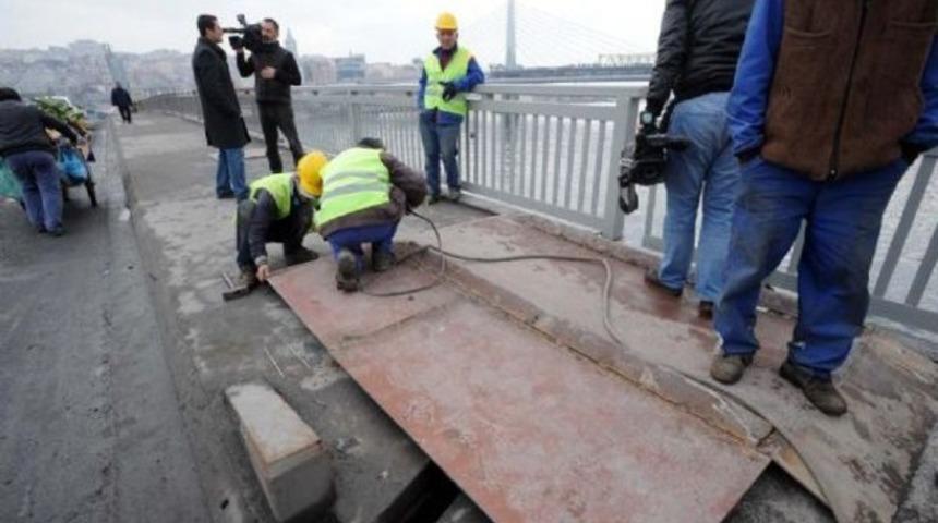 Unkapanı Köprüsü'ne geçici çözüm
