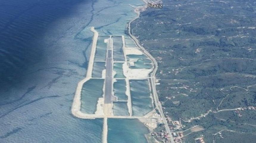 Ordu-Giresun Havaalanı'nın g&ouml;ky&uuml;z&uuml; fotoğrafları b&uuml;y&uuml;ledi