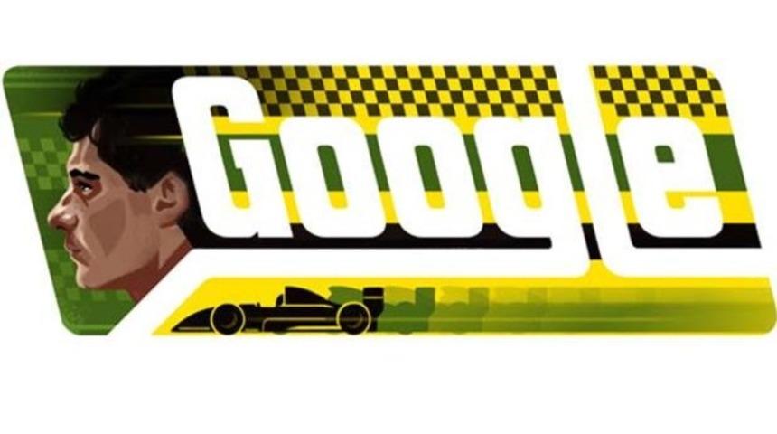 Ayrton Senna Silva Doodle Oldu! Ayrton Senna B&ouml;yle &Ouml;ld&uuml;