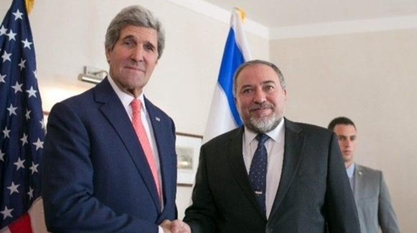 Liberman, John Kerry ile g&ouml;r&uuml;şt&uuml;