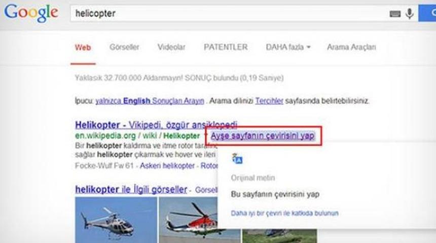 Google Translate'deki 'Ayşe' kim?