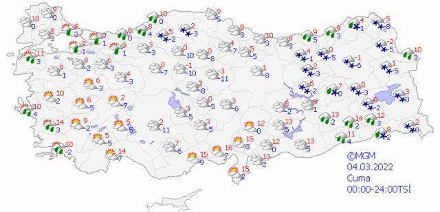 2 Mart 2022 Çarşamba hava nasıl olacak?