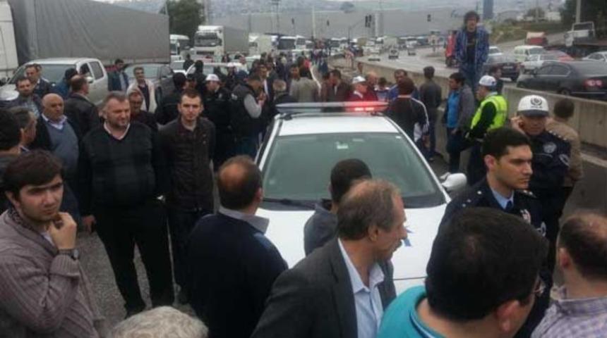 TEM'de 10 kilometre kuyruk oluştu