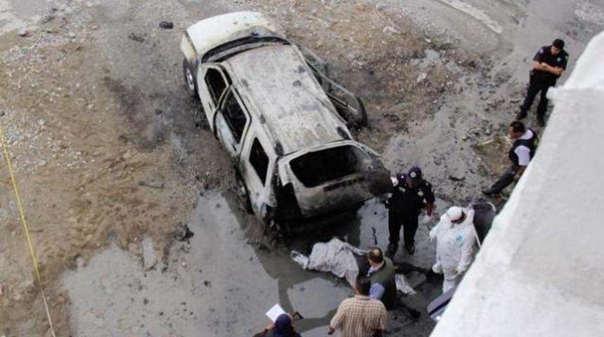 Meksika'da yakılmış 5 ceset bulundu