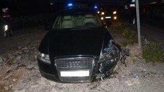 Soma'ya giden başkan kaza geçirdi