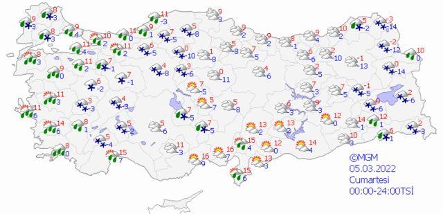 3 Mart 2022 Perşembe hava nasıl olacak?