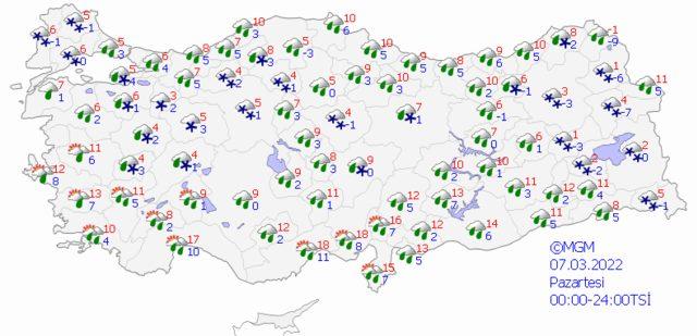 3 Mart 2022 Perşembe hava nasıl olacak?