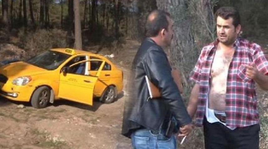 Taksicinin gasp oyunu bozuldu!