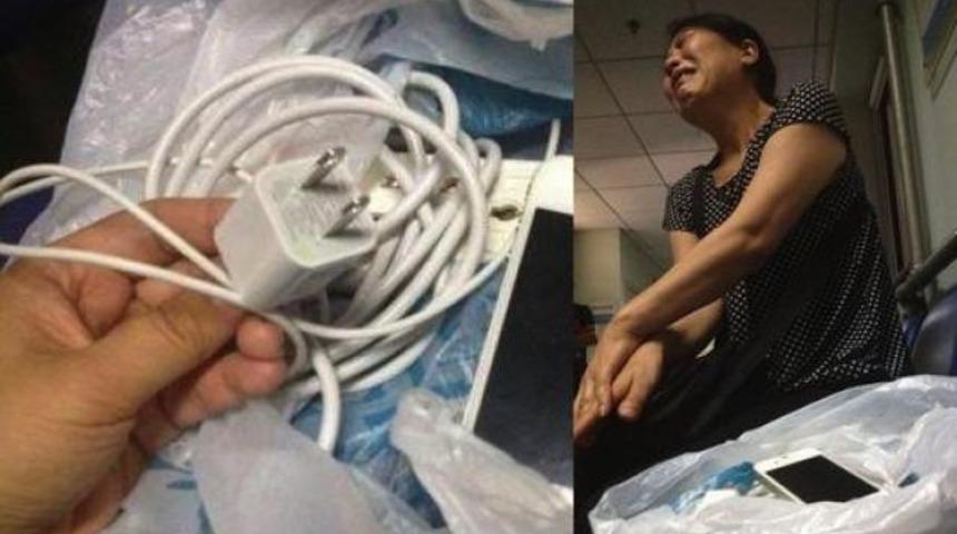 Telefonunu şarj etmek isterken komaya girdi