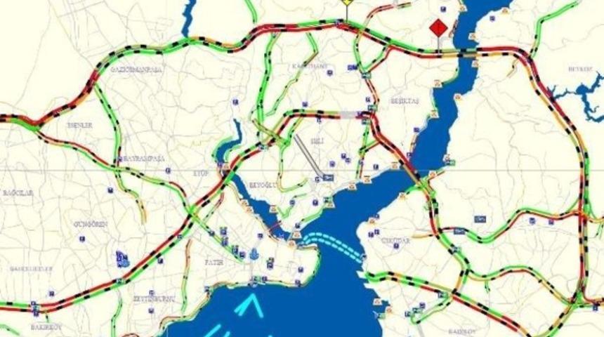 Fatih Sultan Mehmet K&ouml;pr&uuml;s&uuml;&rsquo;nde gişe &ccedil;alışması bitti, trafik bitmedi