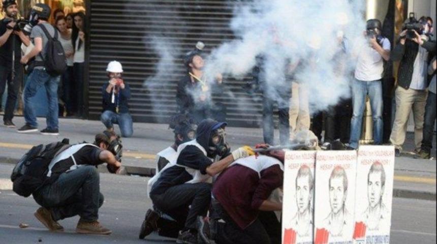 Ankara'da Soma eylemine m&uuml;dahale