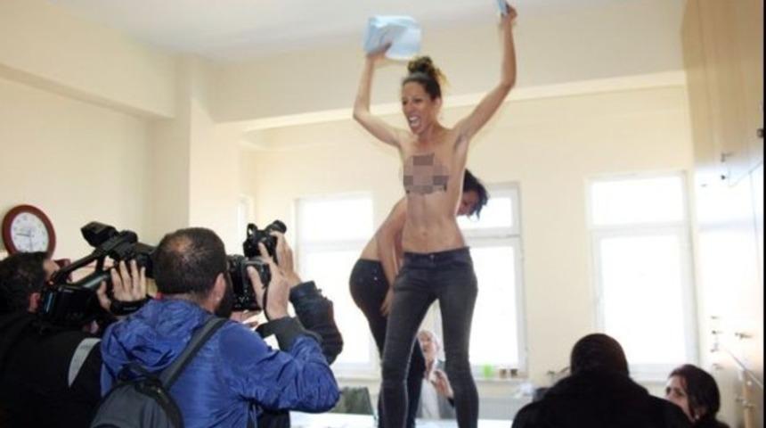FEMEN'den seçim eylemi