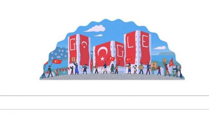 Google'dan Cumhuriyet Bayramı Doodle'ı
