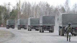 Son dakika: Rus ordusunun devasa konvoyu! Dünyanın konuştuğu görüntünün nedeni Rasputitsa (Çamur mevsimi) 