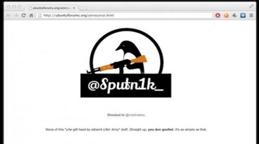 Ubuntu forumu hack&rsquo;lendi