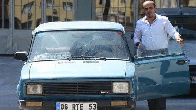 RTE plakalı aracını 500 bin liraya satıyor