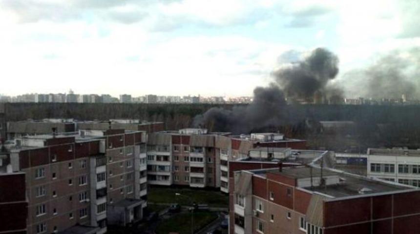 Moskova'nın göbeğine helikopter düştü