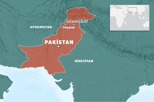 Pakistan'ın Peşaver kentinin haritadaki konumu nedir?