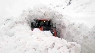 Çığ düşmesi sonucu oluştu! Boyları 5 metreyi aşıyor