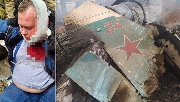 Ukrayna’da düşürülen Rus uçağının pilotu halk tarafından yakalandı