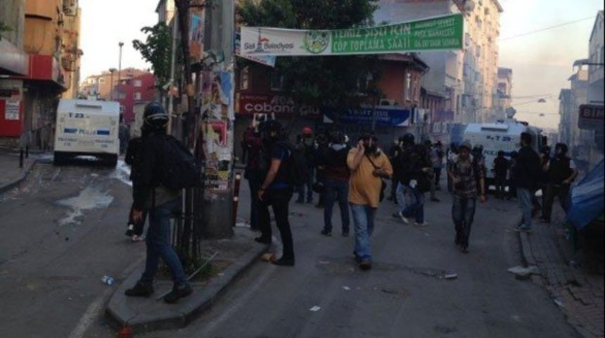 Okmeydanı'nda polis m&uuml;dahalesi