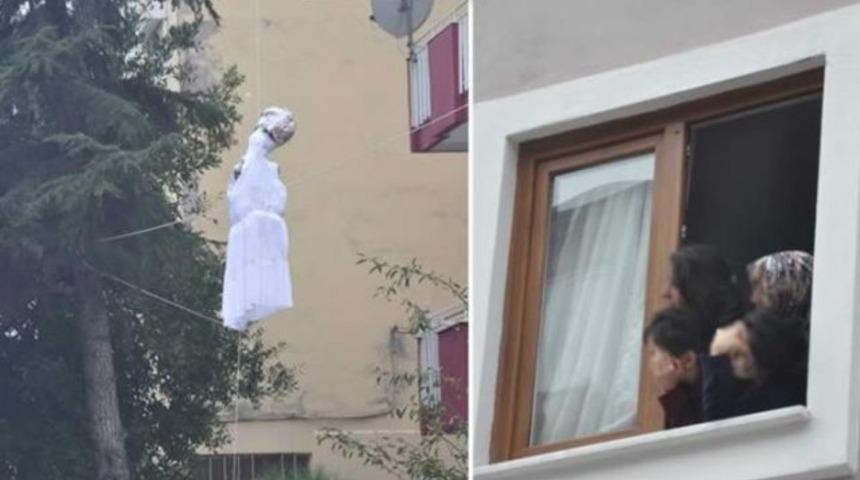 Öğrenci yurdundaki gelinliğin sırrı çözüldü