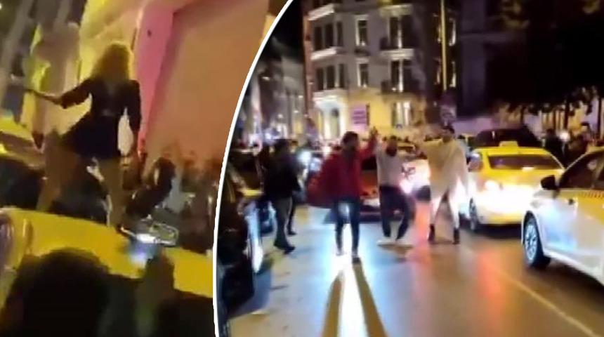 Taksim'i birbirine kattılar! Görenler şaşkına döndü