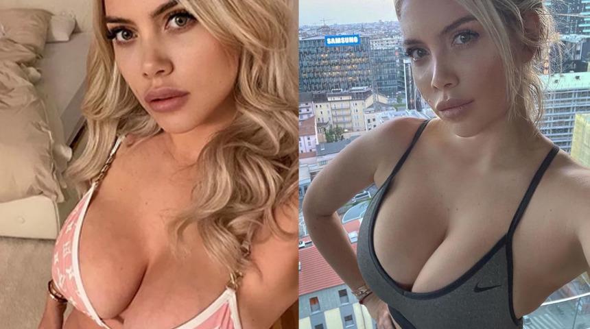 Wanda Nara'dan cüretkar pozlar... Sosyal medyada yürek hoplattı!