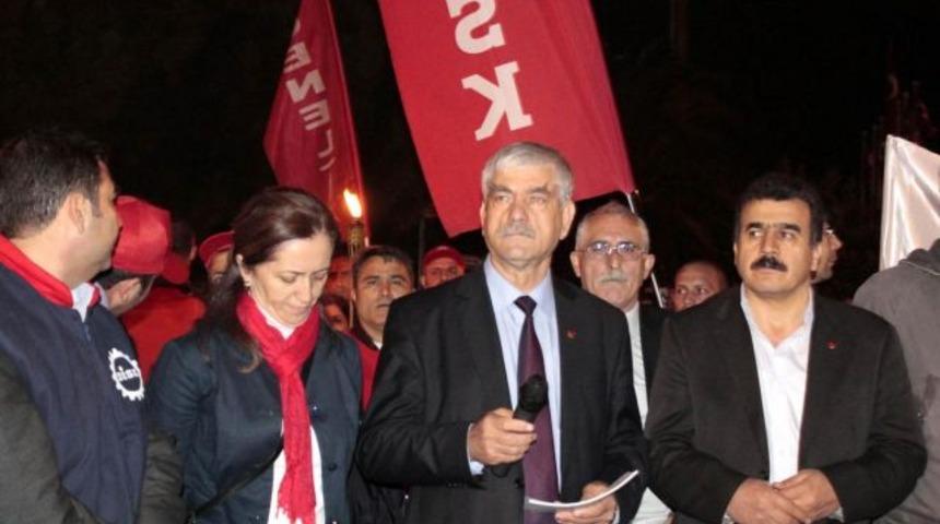 İstanbul'da kıdem tazminatı yürüyüşü