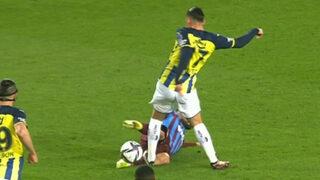 Fenerbahçe-Trabzonspor maçı çok ateşli başladı! İrfan Can Kahveci kırmızı gördü...