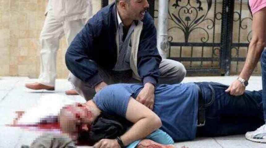  "Kareli g&ouml;mlekli polis doğrudan cemevine ateş etti"