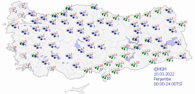 7 Mart 2022 Pazartesi hava nasıl olacak?