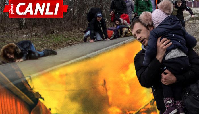 SON DAKİKA | Rusya-Ukrayna savaşında 12. gün! Irpin'de can pazarı: Sivil halk bombalardan son anda kaçtı, dünya korkuyla izledi