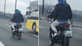 Köprü geçiş ücretinden kaçmak için pes dedirten yöntem! Plakasını cerrahi maskeyle kapattı