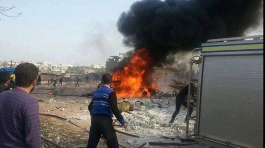 T&uuml;rkiye-Suriye sınırında patlama