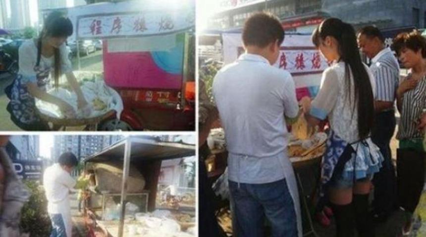 Yiyecek satarak gelirini ikiye katladı