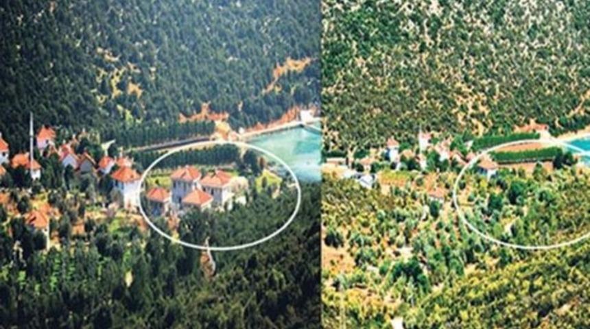 Urla'daki villalar iki yıl i&ccedil;inde yapılmış