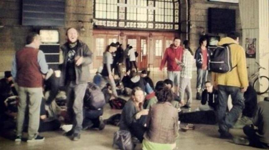 Taksim'e gidemeyince Haydarpaşa