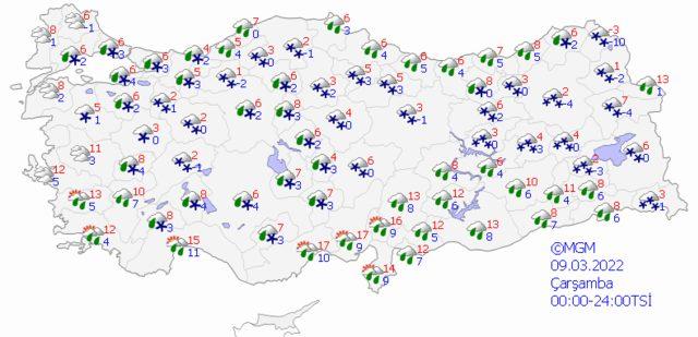 8 Mart 2022 Salı hava nasıl olacak?