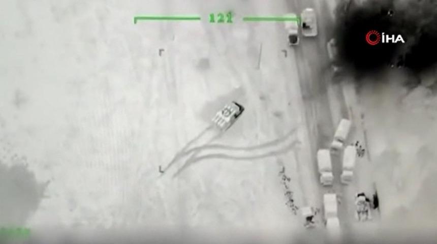 Ukrayna, Bayraktar TB2 ile Rus mevzilerini böyle imha etti