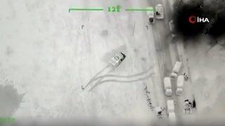 Ukrayna, Bayraktar TB2 ile Rus mevzilerini böyle imha etti