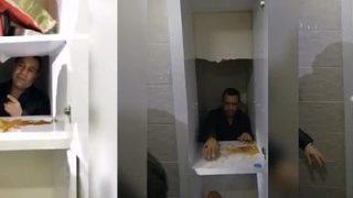 Şanlıurfa'da gasp şüphelisi evindeki dolabın gizli bölümünde yakalandı