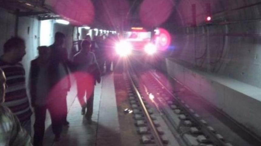 Marmaray'da imdat arızası