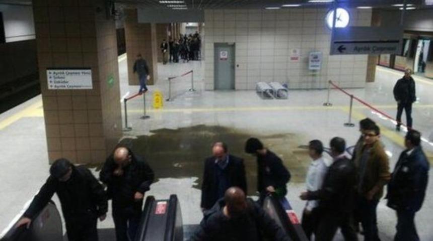 Marmaray istasyonunda ‘lağım patladı’ iddiası