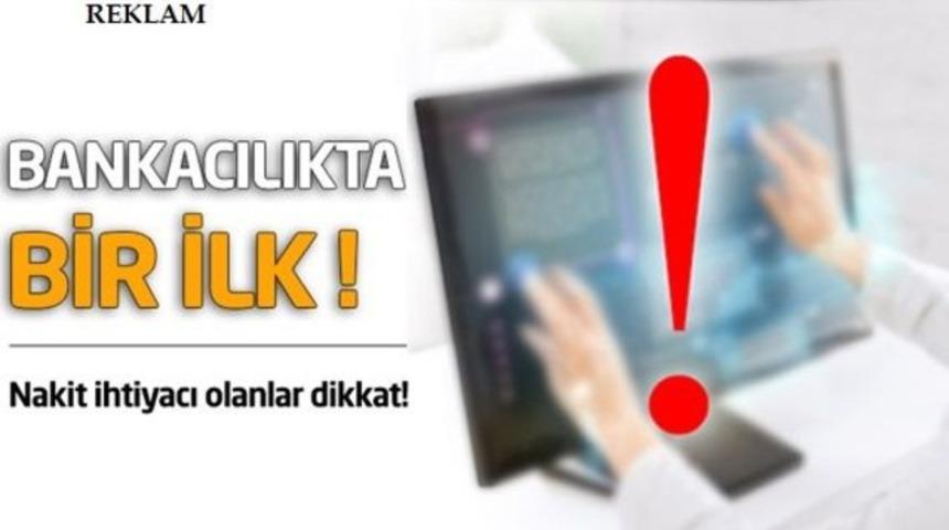 Bankpozitif Türkiye’de ilk defa şubelerle uğraşmadan tamamen internet üzerinden ihtiyaç kredisi veriyor! 